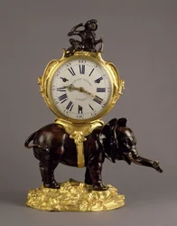 Louis XV schoorsteenklok, c.1750